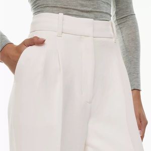 Aritzia wilfred effortless pant in “light birch” and short length